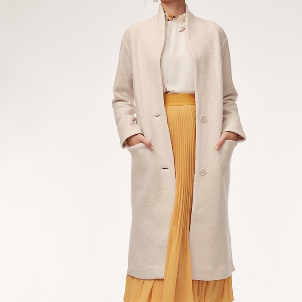 Aritzia Dujardin Jacket XS Cream